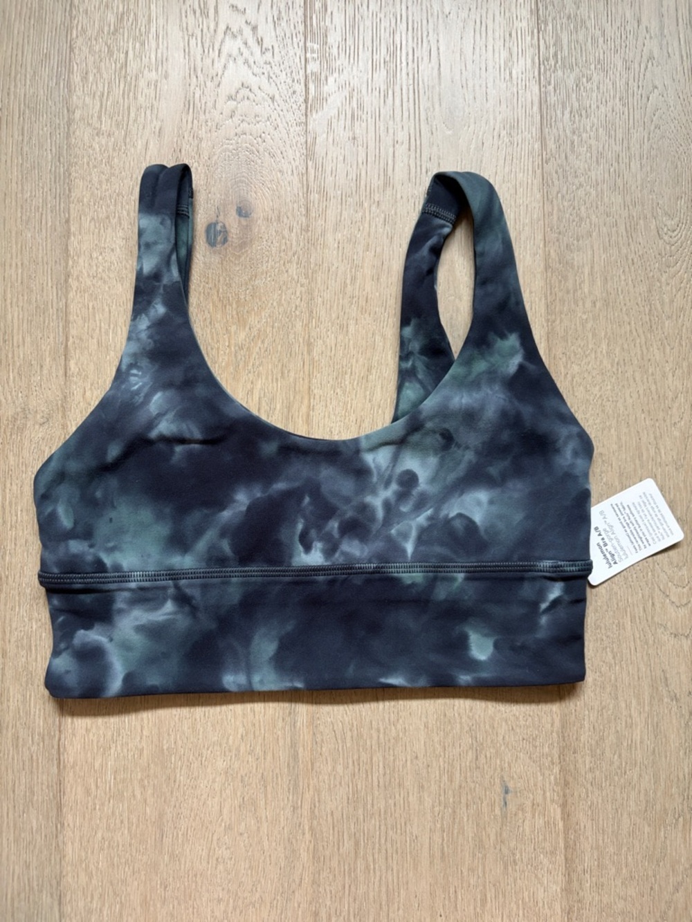 NWT align bra reversible a/b diamond dye silver blue tidewater teal graphite gre